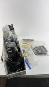 lot 271 image: Thule and Yakima Bicycle Rack Parts Package