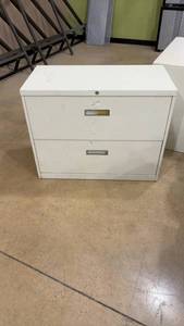 lot 309 image: Used Two-Drawer Lateral File Cabinet