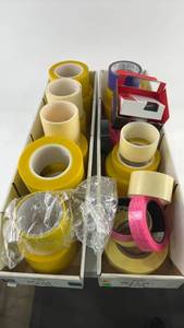 lot 826 image: Collection of Bicycle Tubeless Tape Rolls in Various Colors