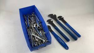 lot 835 image: Assorted Box End Wrenches and Pedal Wrenches