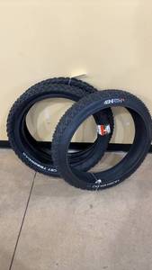lot 144 image: Set of 3 Fat Tire 26 Bicycle Tires