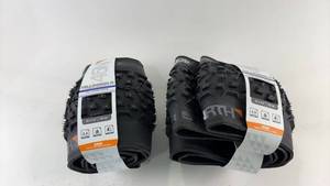 lot 334 image: Pair of 45NRTH Dillinger 5 Studded Fat Bike Tires 26 x 4.6