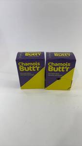 lot 417 image: Pair of Chamois Buttr Anti-Chafe Cream Boxes Individual Use Packets