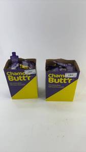 lot 418 image: Lot of 2 Boxes of Chamois Buttr Anti-Chafe Cream Individual Use Packets
