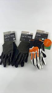 lot 436 image: Set of 3 Giro Cycling Gloves - Xnetic Trail and Gnar