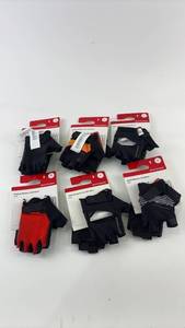 lot 442 image: Set of 6 Bontrager Womens Cycling Gel Gloves - Various Styles and Sizes