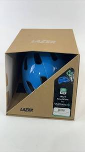 lot 449 image: Lazer Pnut KinetiCore Blue Cycling Helmet for Kids