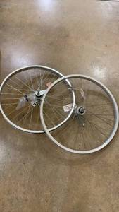lot 125 image: Pair of 24 Coaster Brake Rear Bicycle Wheels