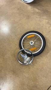 lot 128 image: Replacement TrailerStroller Wheel and 12 Coaster Brake Wheel Set