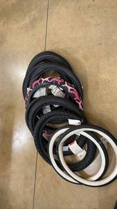 lot 132 image: Set of 12 Bontrager and Kenda 20-Inch Bicycle Tires