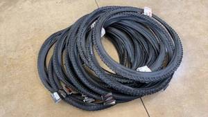 lot 136 image: Set of 10 29 Inch Bicycle Tires