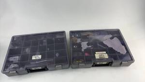 lot 859 image: Bicycle Cable and Cleat Parts in Organizer Boxed Set
