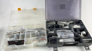 lot 860 image: Collection of Bicycle Rear Suspension Parts in Organizers