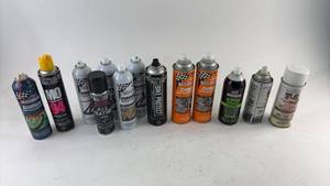 lot 882 image: Collection of 13 Used and Unused Bike Maintenance Sprays