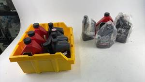 lot 883 image: Collection of Bicycle Suspension Oils - RockShox and Fox Fluid