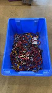 lot 887 image: Bulk Lot of Tire Hanging Hooks in Assorted Colors