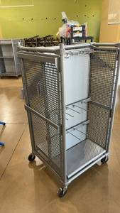 lot 26 image: OPTO Retail Display Gondola Cart on Wheels