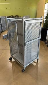 lot 28 image: OPTO Retail Display Gondola Cart on Wheels