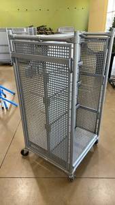 lot 29 image: OPTO Retail Display Gondola Cart on Wheels