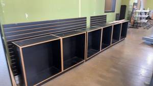 lot 86 image: Set of Retail Display Cabinet Parts and Counter Top