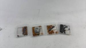 lot 508 image: 45North Winter Traction Pedal Pin Kit - Orange and Black, 64 Pins Total