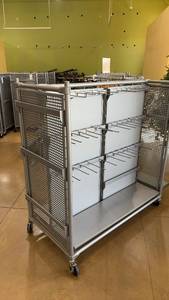 lot 515 image: OPTO Retail Display Gondola Cart on Wheels