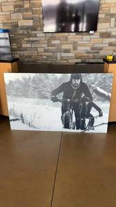 lot 542 image: Set of 10 Cycling Sports Foam Board Prints