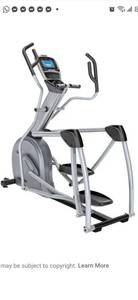lot 37 image: Vision Fitness S7100HRT Commercial Elliptical Machine (Like New)
