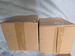 lot 54 image: Lot of two Glass Storage Jars (New)