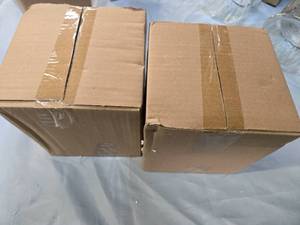lot 55 image: Lot of two Glass Storage Jars (New)