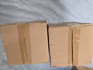 lot 60 image: Lot of two Glass Storage Jars (New)