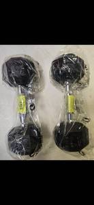 lot 51 image: Lot of 12LB Ignite Hex Dumbbells (NEW)
