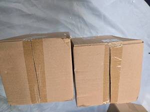 lot 63 image: Lot of two Glass Storage Jars (New)