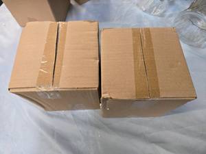lot 70 image: Lot of two Glass Storage Jars (New)