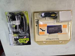 lot 99 image: A lot of Video Copy Master and a Fish Saver ( New)