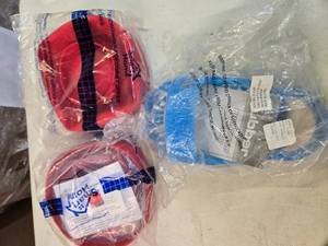 lot 109 image: A lot of 2 pop corn poppers and one shower foot cleaner