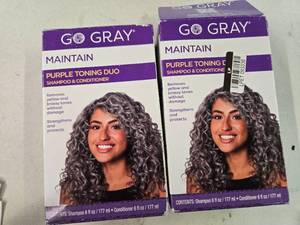 lot 147 image: Lot of two Go Gray Hair treatment
