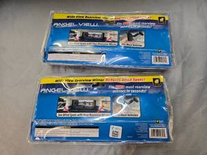 lot 155 image: Two Wide View review Angel Rearview Mirrors (NEW)