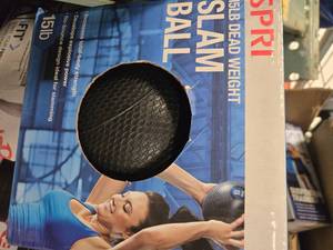 lot 134 image: 30LB Slam Ball (New, not in pack)