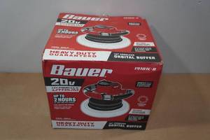 lot 214 image: Bauer 20V 10 Cordless Orbital Buffer
