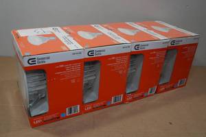 lot 253 image: 4 Commercial Electric 6 Recessed LED Light Kits