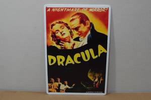 lot 260 image: Novelty Metal Sign -Dracula