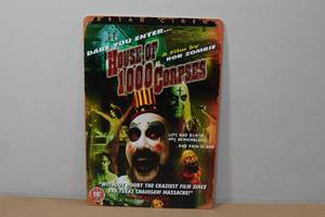 lot 261 image: Novelty Metal Sign -House of 1,000 Corpses