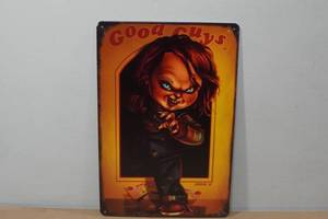 lot 262 image: Novelty Metal Sign -Chucky