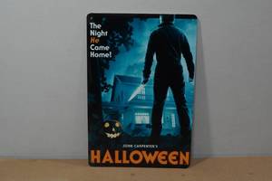 lot 264 image: Novelty Metal Sign -Halloween