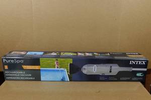 lot 32 image: Intex PureSpa Rechargeable Handheld Vacuum
