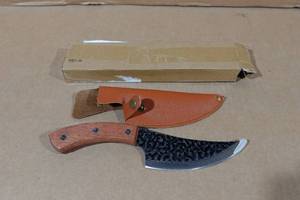 lot 169 image: Viking Knife Works 9.5 Hammer Carbon Steel Knife
