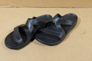 lot 198 image: Nuusol Hailey Womens Rubber Slides -Size 10, Black