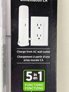 lot 72 image: Infinity X1 Power Failure Night Light Rechargeable and AC Power, 3 Pack