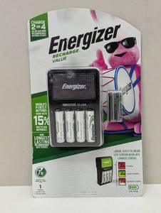 lot 64 image: Energizer - Recharge Value Charger for NiMH Rechargeable AA and AAA Batteries